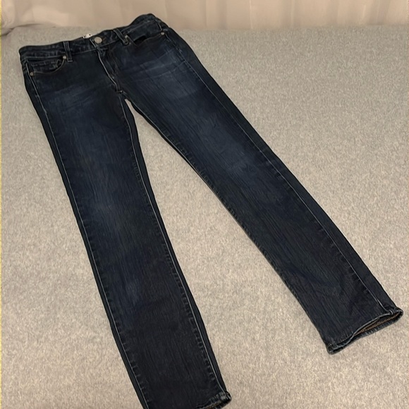 Paige Skyline Skinny Jeans Size 27 Low Rise Minimalist Basic Capsule Preppy - Picture 2 of 10